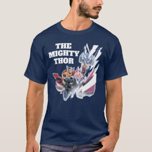 Avengers Classics Mjolnir Channeling Lightning T-Shirt