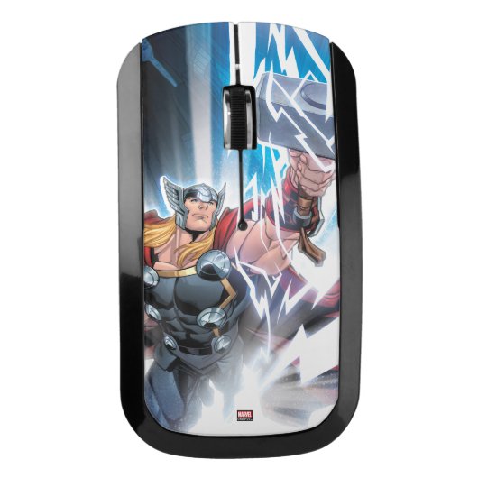 Avengers Classics | Mjolnir Channeling Lightning Wireless Mouse (Front)