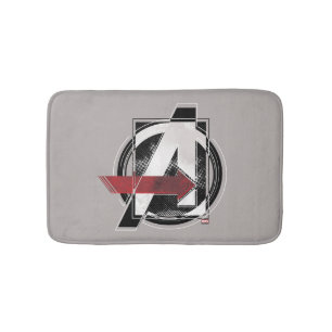 Avengers Classics Negative Color Avengers Logo Bath Mat