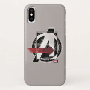 Avengers Classics Negative Color Avengers Logo iPhone X Case