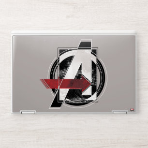 Avengers Classics   Negative Color Avengers Logo HP Laptop Skin