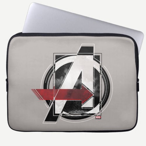 Avengers Classics | Negative Color Avengers Logo Laptop Sleeve