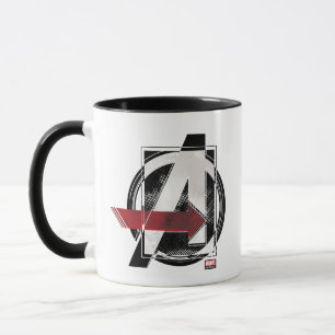 Avengers Classics   Negative Color Avengers Logo Mug