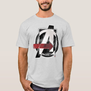 Avengers Classics   Negative Color Avengers Logo T-Shirt