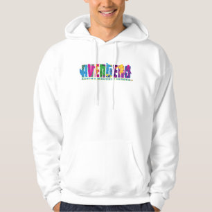 Avengers Classics   Neon Avengers Character Logo Hoodie