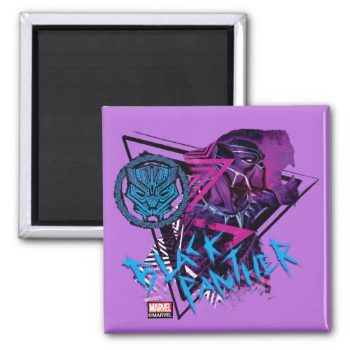 Avengers Classics  Neon Black Panther Graphic Magnet
