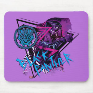 Avengers Classics   Neon Black Panther Graphic Mouse Pad