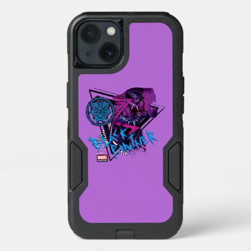 Avengers Classics  Neon Black Panther Graphic iPhone 13 Case