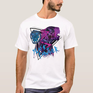 Avengers Classics   Neon Black Panther Graphic T-Shirt