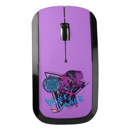 Avengers Classics  Neon Black Panther Graphic Wireless Mouse