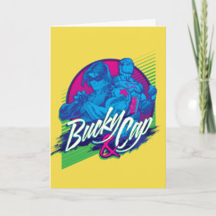 Avengers Classics   Neon Bucky & Cap Graphic Card
