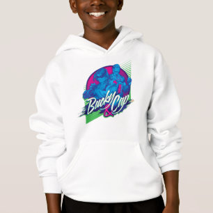 Avengers Classics   Neon Bucky & Cap Graphic Hoodie