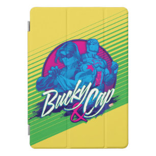Avengers Classics Neon Bucky & Cap Graphic iPad Pro Cover