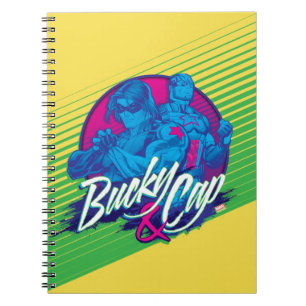 Avengers Classics Neon Bucky & Cap Graphic Notebook