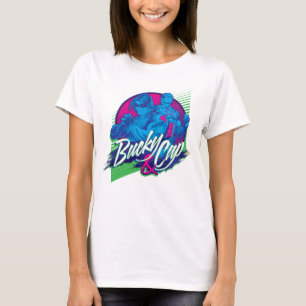 Avengers Classics   Neon Bucky & Cap Graphic T-Shirt