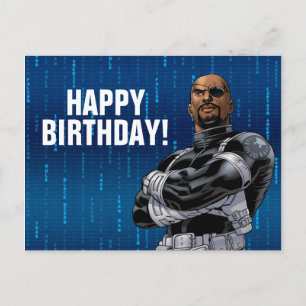 Avengers Classics   Nick Fury Arms Crossed Postcard