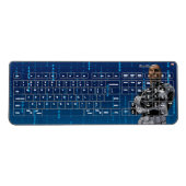Avengers Classics | Nick Fury Arms Crossed Wireless Keyboard (Front)
