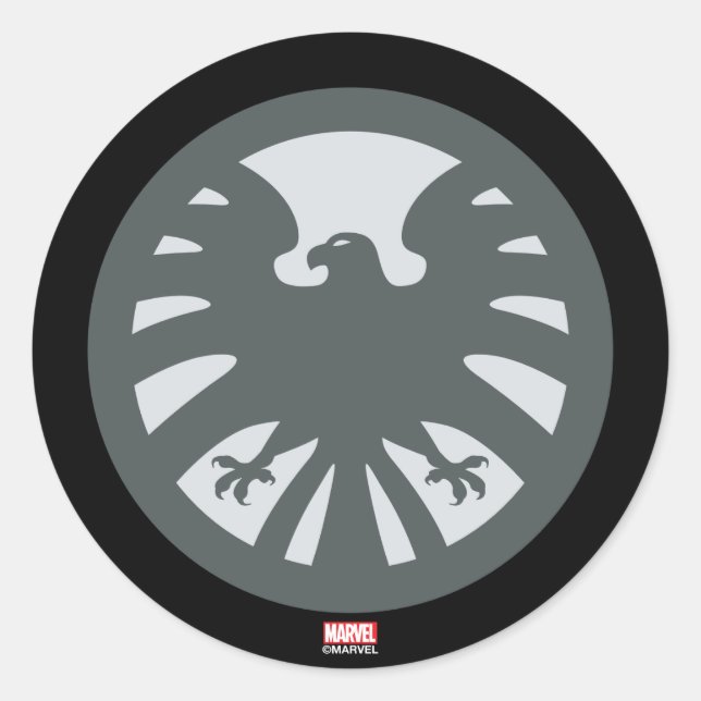 Avengers Classics | Nick Fury Icon Classic Round Sticker (Front)
