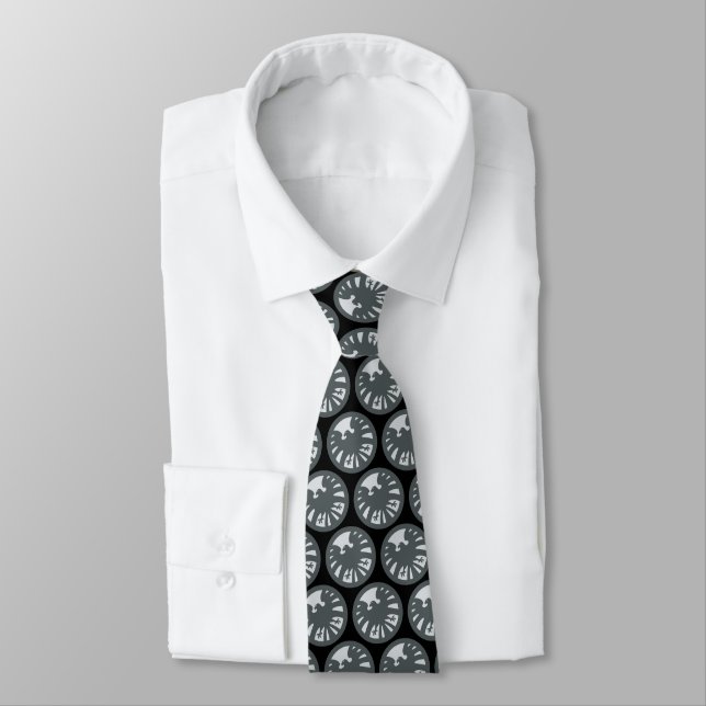 Avengers Classics | Nick Fury Icon Neck Tie (Tied)