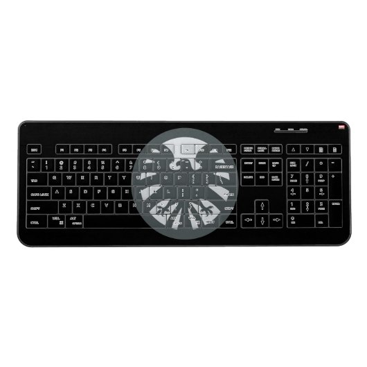 Avengers Classics | Nick Fury Icon Wireless Keyboard (Front)