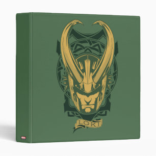 Avengers Classics   Norse Loki Graphic 3 Ring Binder