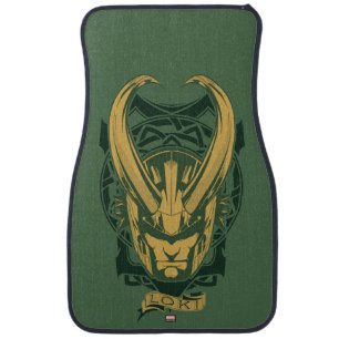 Avengers Classics   Norse Loki Graphic Car Floor Mat