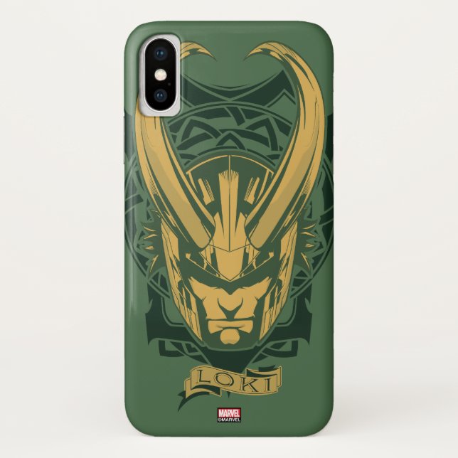 Avengers Classics | Norse Loki Graphic Case-Mate iPhone Case (Back)