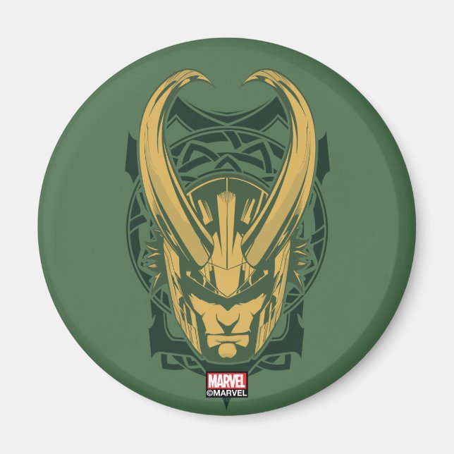 Avengers Classics | Norse Loki Graphic Magnet (Front)