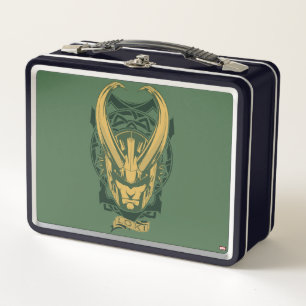 Avengers Classics Norse Loki Graphic Metal Lunch Box