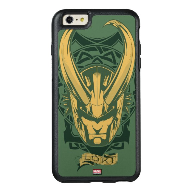 Avengers Classics | Norse Loki Graphic Otterbox iPhone Case (Back)