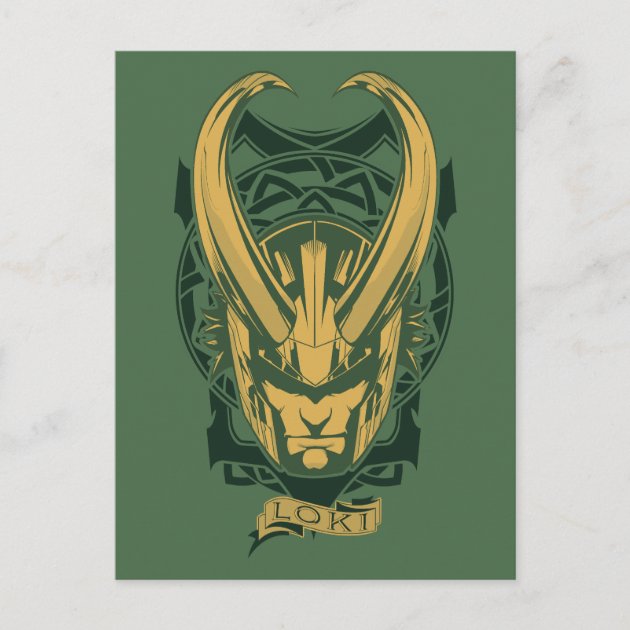 Avengers Classics | Norse Loki Graphic Postcard | Zazzle