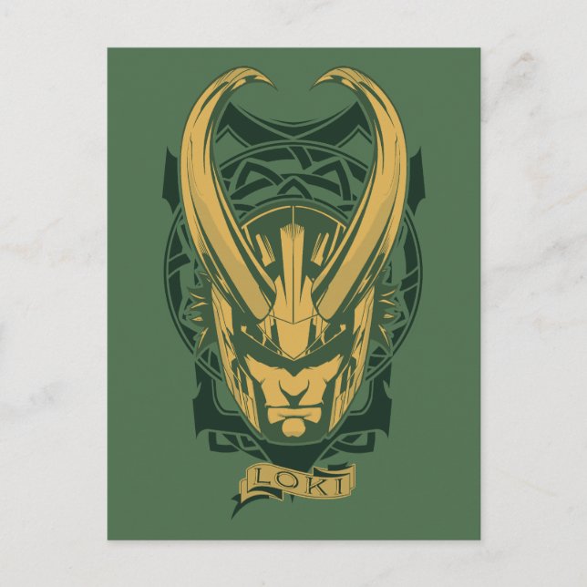 Avengers Classics | Norse Loki Graphic Postcard (Front)
