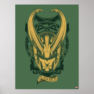 Avengers Classics Norse Loki Graphic Poster