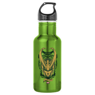 Avengers Classics Norse Loki Graphic Stainless Steel Water Bottle