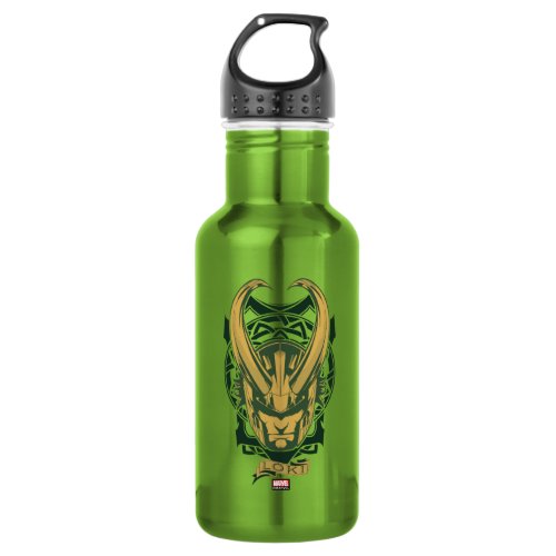 Avengers Classics  Norse Loki Graphic Stainless Steel Water Bottle
