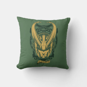 Avengers Classics   Norse Loki Graphic Throw Pillow