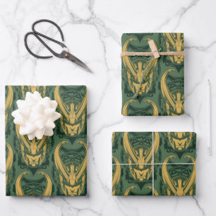 Avengers Classics   Norse Loki Graphic Wrapping Paper Sheets