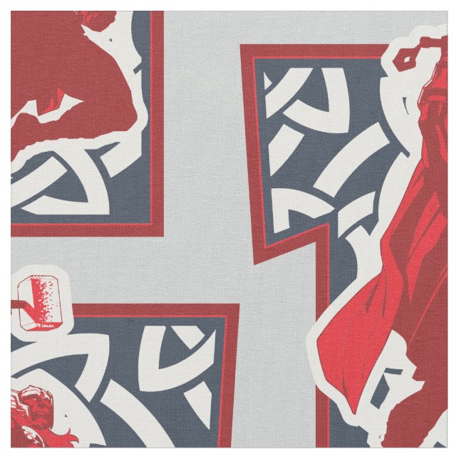 Avengers Classics | Norse Thor Graphic Fabric (Close Up)
