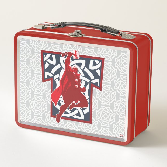 Avengers Classics | Norse Thor Graphic Metal Lunch Box (Front)