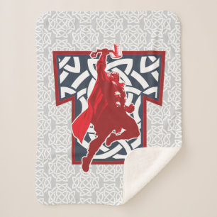 Avengers Classics   Norse Thor Graphic Sherpa Blanket