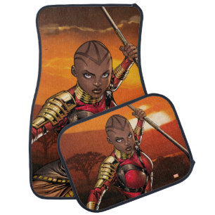 Avengers Classics Okoye Leaping With Spear Car Floor Mat