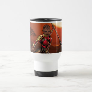 Avengers Classics   Okoye Leaping With Spear Travel Mug