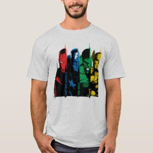 Avengers Classics   Paint Brush Lineup T-Shirt