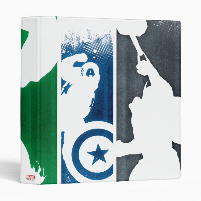 Avengers Classics | Paint Swatch Silhouettes Binder (Front/Spine)