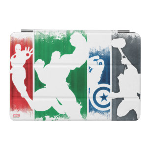 Avengers Classics Paint Swatch Silhouettes iPad Mini Cover
