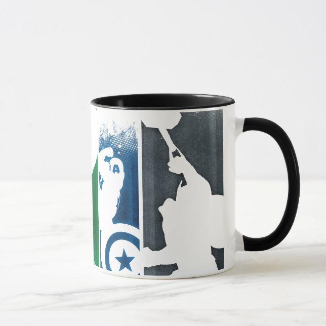Avengers Classics | Paint Swatch Silhouettes Mug (Right)