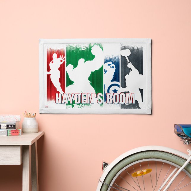 Avengers Classics | Paint Swatch Silhouettes Pennant (Insitu 2)