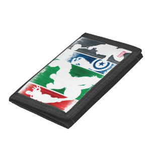 Avengers Classics Paint Swatch Silhouettes Tri-fold Wallet
