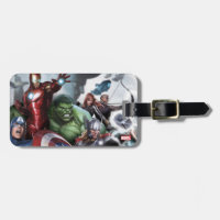 Avengers Classics | Poised For Battle Drawing Bag Tag