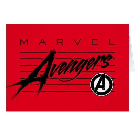 Avengers Classics | Retro Avengers Stylized Logo Cards (Front Horizontal)